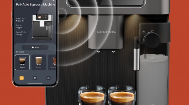 Grundig Kaffeevollautomat KVA 8230 mit 18 Getränkevoreinstellungen.