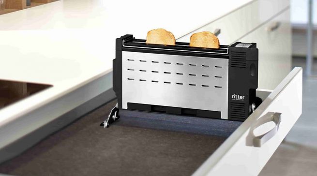 Ritter Einbau-Toaster ET 10 mit Aufstellmechanik .