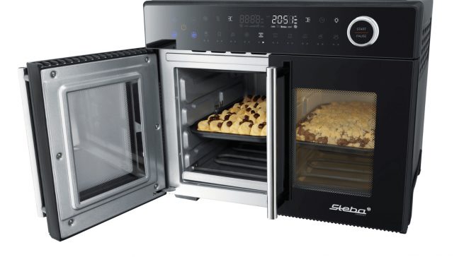 Steba Airfry-Grillbackofen AF 24 Tri-Zone mit individuellen Kochzonen.