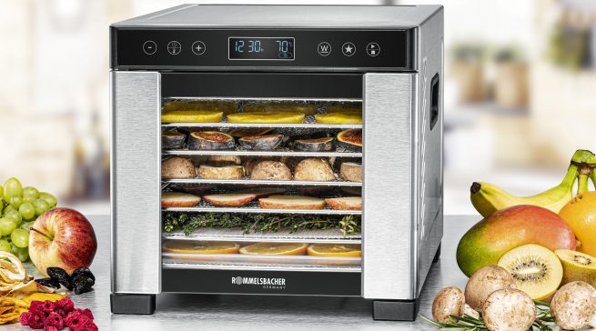Rommelsbacher Dörrautomat DA 650 für den kleinen Haushalt.