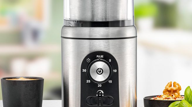 Rommelsbacher Gewürz- und Kaffeemühle EGK 250 mit 2 Arbeitsbehältern.