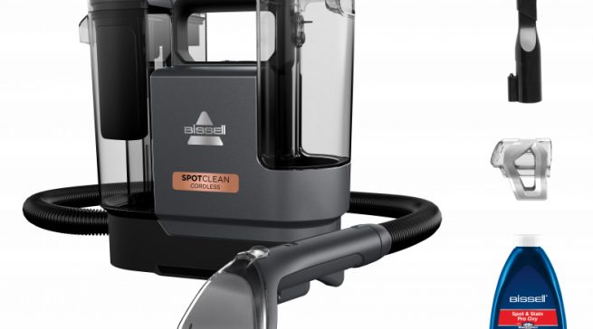 Bissell Fleckenreiniger SpotClean Cordless mit Turbo-Modus.