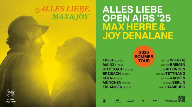 „Alles Liebe“ mit Max Herre und Joy Denalane im IFA Sommergarten 2025.