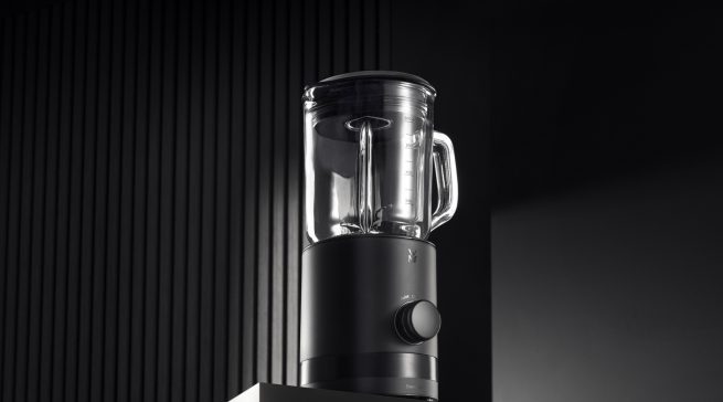 WMF KÜCHENminis Standmixer 0,8 Deep Black mit Perfect Cut.