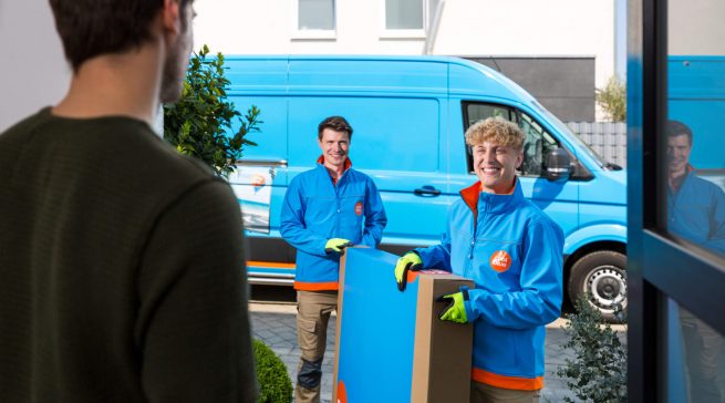 Über das neue Logistikzentrum in Langenhagen bei Hannover versorgt Coolblue ab Anfang März 2025 den Großraum Hannover mit dem unternehmenseigenen Liefer- und Montageservice für Haushaltsgroßgeräte. Fotos: Coolblue