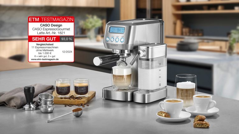 „Sehr gut“ für EspressoGourmet Latte von Caso