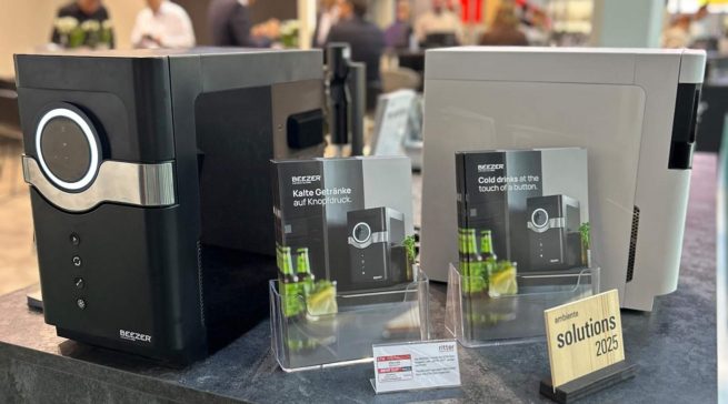 Energiesparend, kompakt, einfach in der Handhabung: Der Beezer ist eine Innovation für alle, die ihre Getränke in Rekordzeit kühlen möchten.