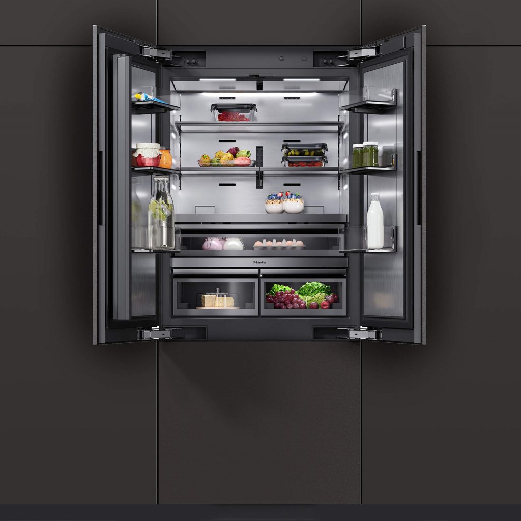 Für größere Maßstäbe: Die neuen Kühl- und Gefriergeräte der Serie MasterCool von Miele kommen im Herbst auf den Markt.