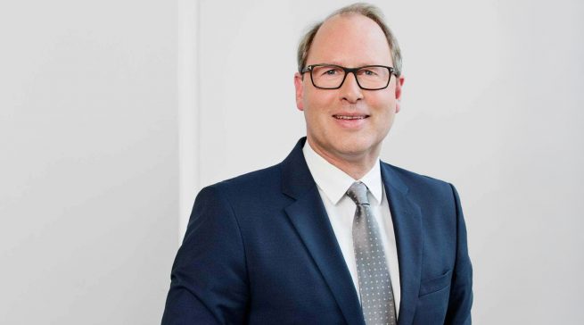 Stefan Genth, Hauptgeschäftsführer des Handelsverbandes Deutschland (HDE),