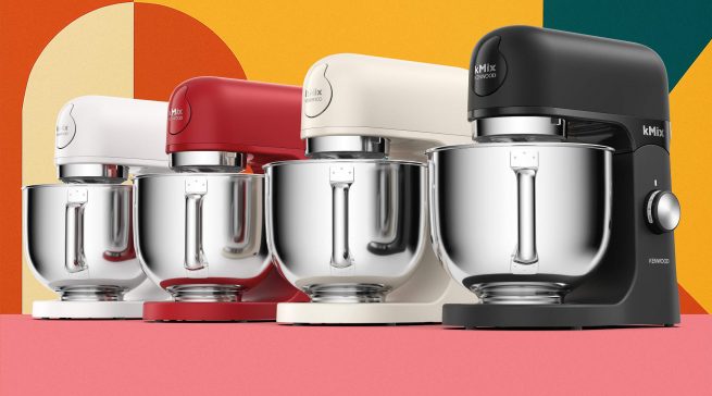Vier Farben, ein Versprechen: Die neue kMix vereint stylisches Design mit starker Leistung. Fotos: Kenwood