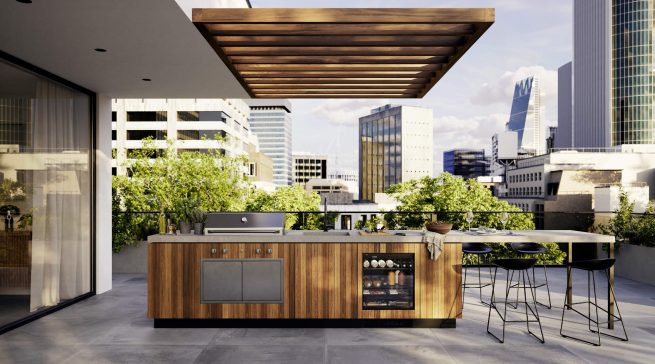 Für den Außenbereich wird ein neuer Outdoor-Kühlschrank ausgestellt. Fotos: Liebherr
