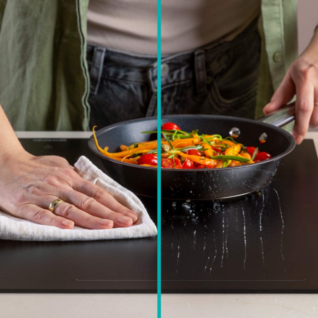 Das matte Finish ist 80% resistenter als herkömmliches Glas.