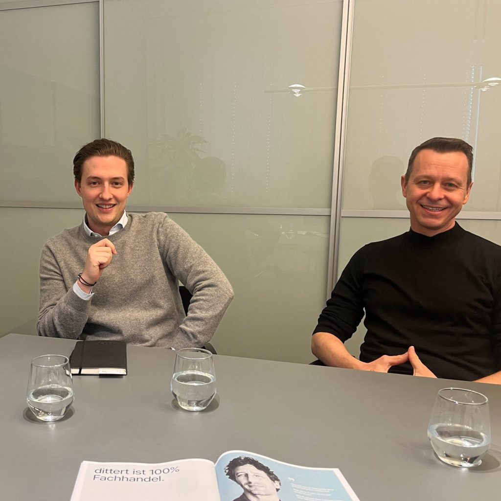 Vorfreude auf die IFA (v.l): Moritz Schüller und Erwin Rupp.