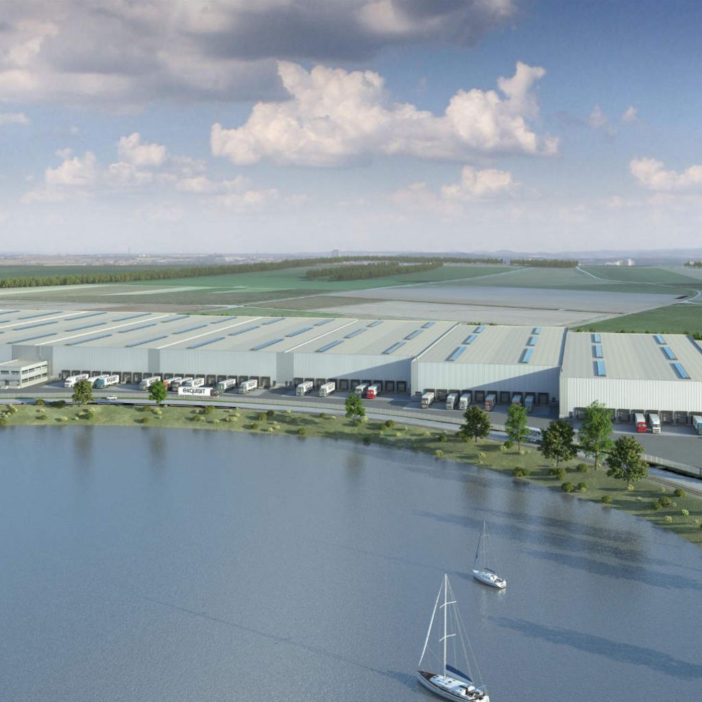 Das Zentrallager im Süden von Krefeld.