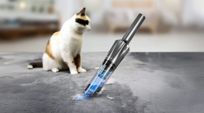 INVICTUS ONE PRESTIGE kabelloser Handstaubsauger ist perfekt für das Entfernen von Tierhaaren.