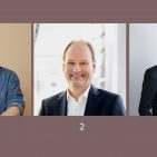 1. Jack Shuai Li, CEO von JD.com, 2. Markus Miele, Executive Director und Co-Proprietor von Miele, 3. Yannick Fierling, President und CEO der Electrolux Group
