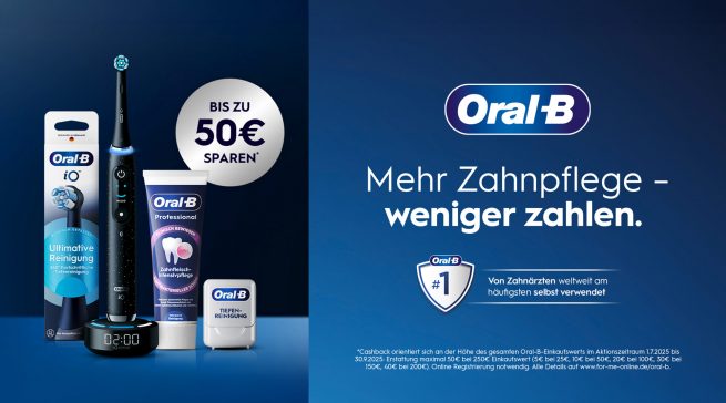 Oral-B Mega-Brand-Aktion Key Visual