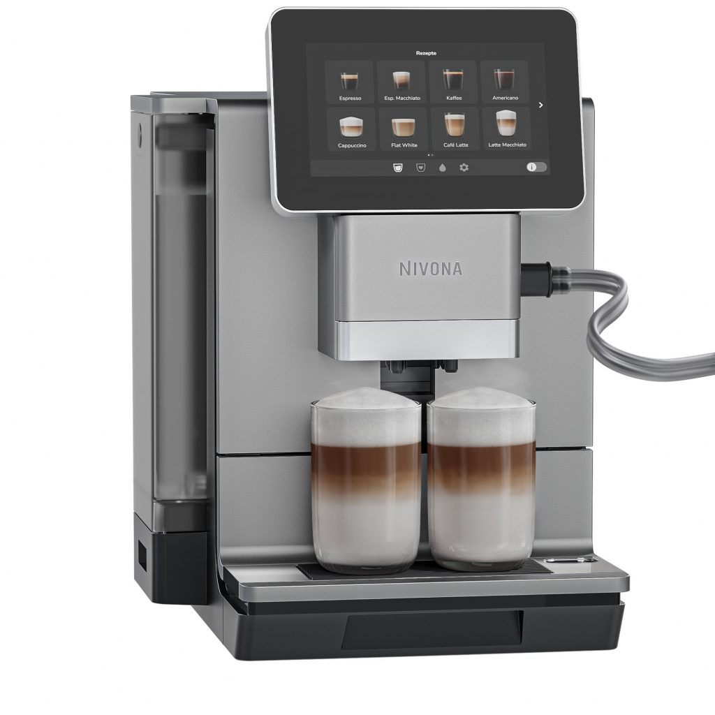 Als einzige Maschine im Nivona-Sortiment erfolgt die Bedienung der 9000er-Serie ausschließlich über ein großes, farbiges 7-Zoll-Touchdisplay.