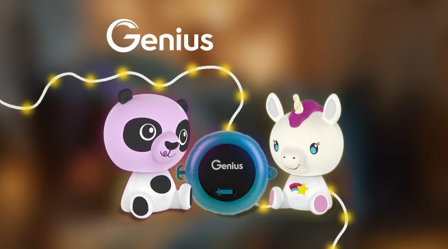 Genius Nachtlichter und Lichterketten: Panda und Einhorn