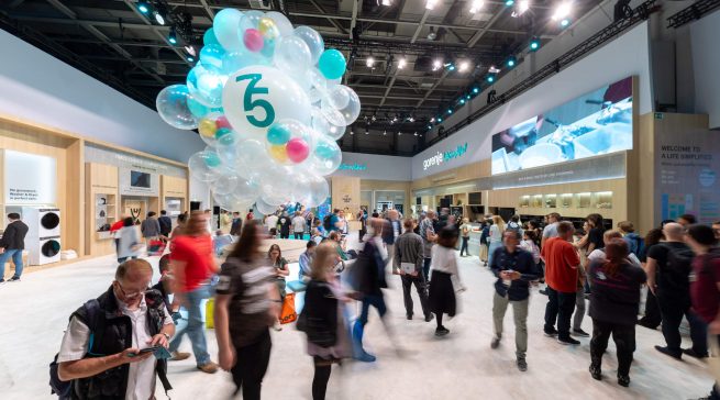 Gorenje feiert auf der IFA 75. Geburtstag.