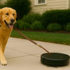 Gassi gehen mit "Putzi". Bild: KI