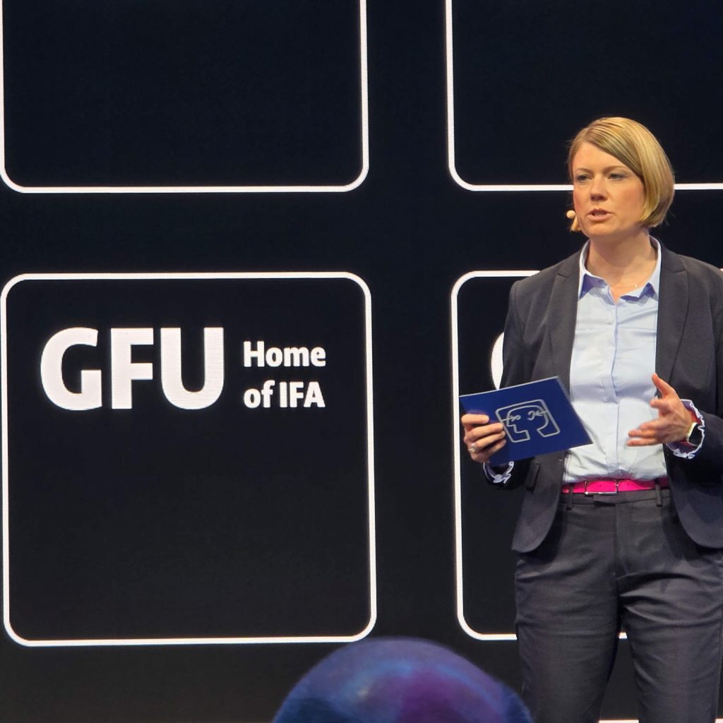 Dr. Sara Warneke, Managing Director, GFU Consumer & Home Electronics GmbH