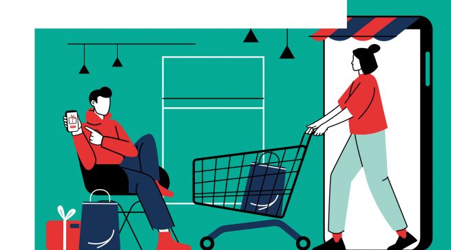 Grafiken: HDE Konsumbarometer / Handelsblatt Research Institut