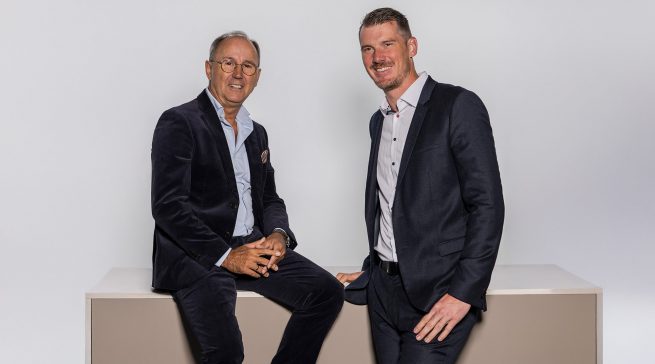 Michael Rambach, Gründer und langjähriger Geschäftsführer (links), übergibt die Unternehmensleitung zum 1. Januar 2026 an Christopher Boss. Fotos: trendfair