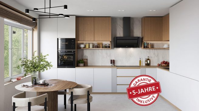 Die Premium-5-Jahres-Garantie von Oranier bietet dem Fachhandel ein schlagkräftiges Argument und gibt Endkunden die Sicherheit, dass nicht nur die Technik, sondern auch der Service auf lange Sicht verlässlich bleibt. Foto: Oranier Küchentechnik