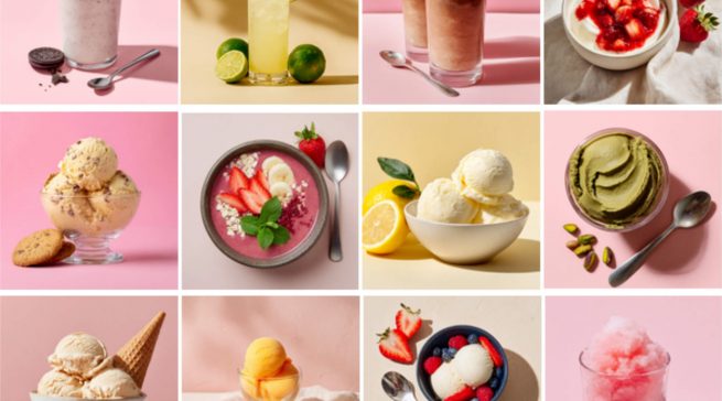 Eisspezialitäten aus der neuen Tefal Dolci Eismaschine.