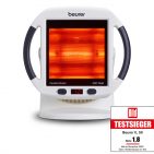 Die Infrarotlampe IL 50 von Beurer überzeugte als Testsieger bei Computer Bild durch gleichmäßige Wärmeverteilung, sichere Anwendung dank Keramikglas und einfache Bedienung.