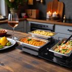 Ideal für Buffet & Brunch: Die modulare Warmhalteplatte WP 300 von Steba hält Speisen stilvoll auf Temperatur – ganz flexibel dank erweiterbarem System.