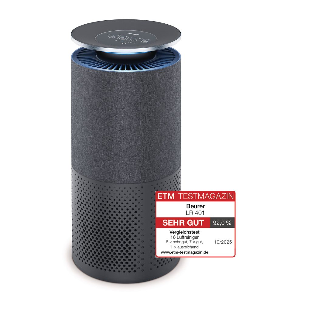Der Luftreiniger LR 401 von Beurer.