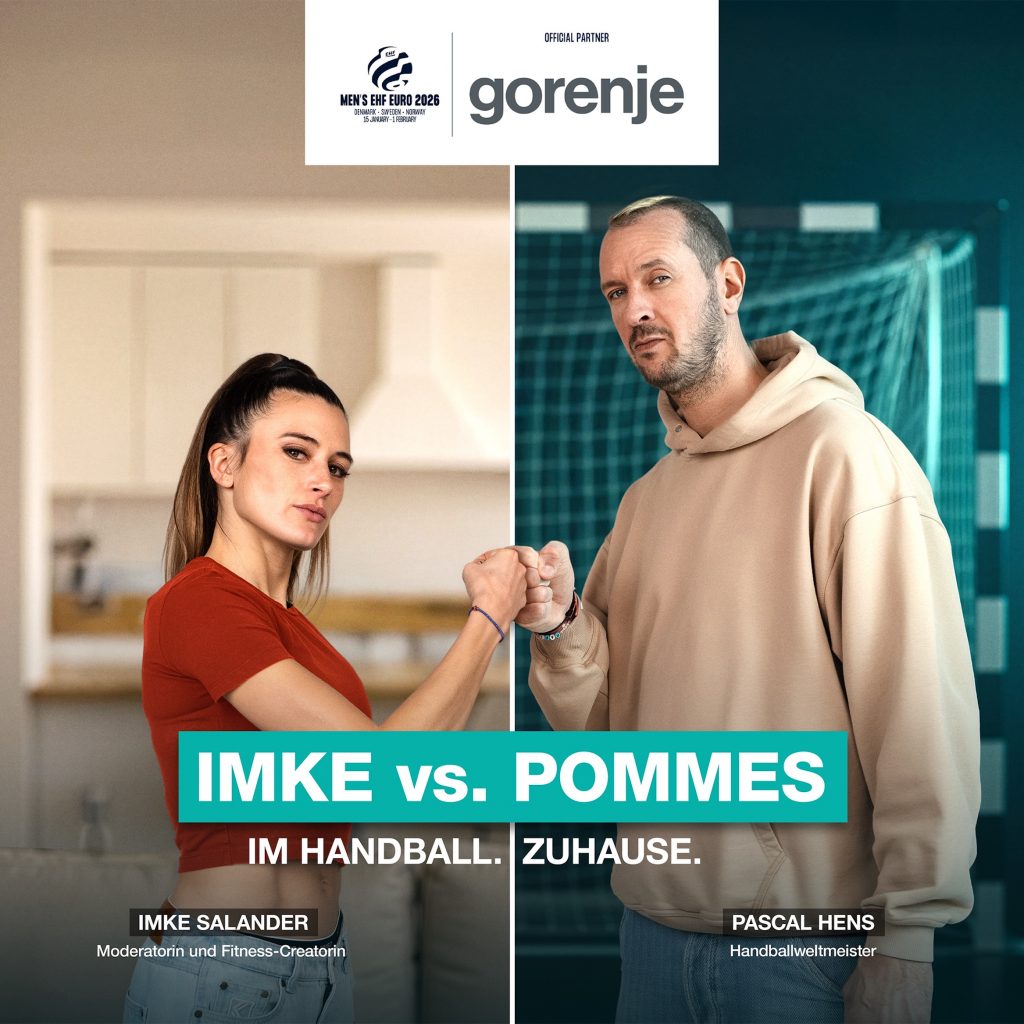  Imke Salander und Pascal Hens treten für Gorenje in sportlichen Haushalts-Challenges gegeneinander an.
