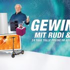 Kampagnenmotiv Gewinne mit Rudi & Rudi.