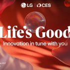 Keyvisual zur CES 2026: LG präsentiert intelligente Produktlösungen unter dem Leitmotiv „Innovation in tune with you“.