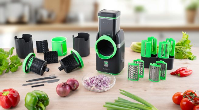 Mit dem Nicer Dicer Electro startet eine neue Ära des Schneidens.