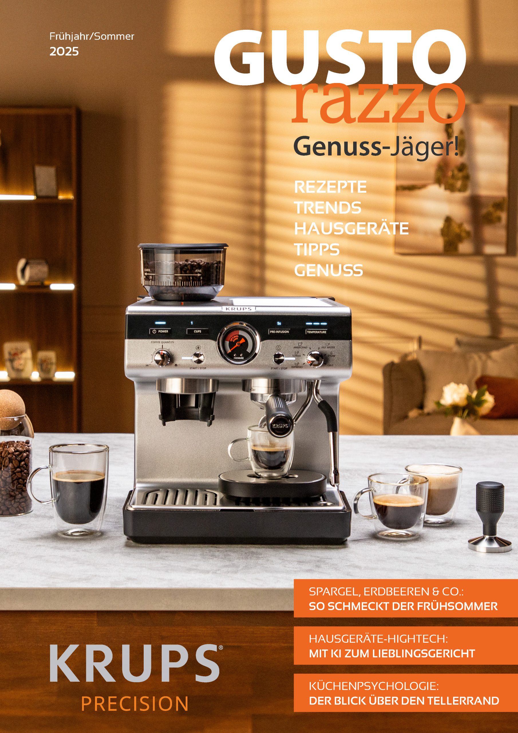 Titel eMagazin GUSTOrazzo Frühjahr 2025