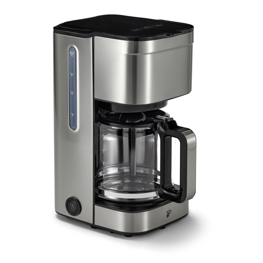 Die neue Filterkaffeemaschine Let’s Brew Elegant von Tchibo.