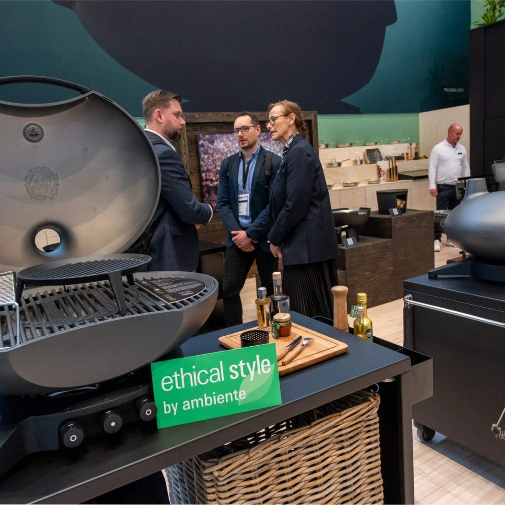 Im Rahmen des Special Interest Ethical Style der Ambiente stellen auch Unternehmen wie Moso aus dem Elektrogerätebereich aus. Foto: Messe Frankfurt/Patra Welzel