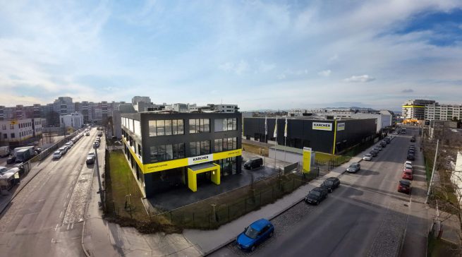 Nach nur sechs Monaten bezugsbereit: Das neue Headquarter von Kärcher Österreich in Wien. Foto: Kärcher