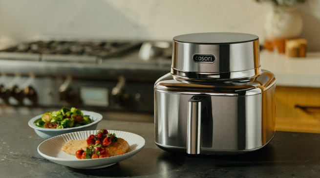 Marktstart für den „Cosori Iconic Single“: Der neue Airfryer kombiniert modernes Design mit optimierter Luftzirkulation und einem 6,2-Liter-Garkorb.