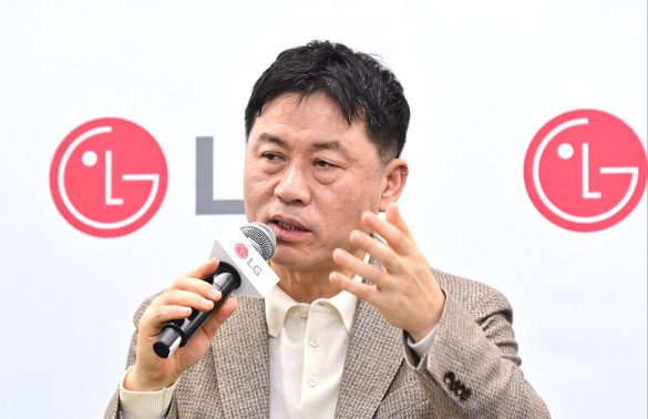 LG-CEO Lyu Jae-Cheol kann zufrieden sein mit der Unternehmensentwicklung. Foto: LG