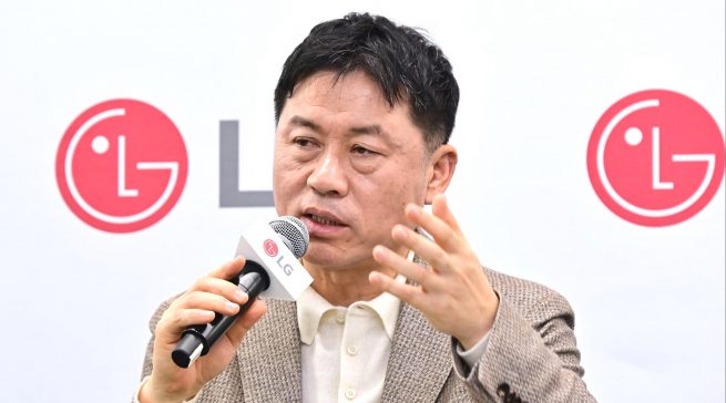 LG-CEO Lyu Jae-Cheol kann zufrieden sein mit der Unternehmensentwicklung. Foto: LG