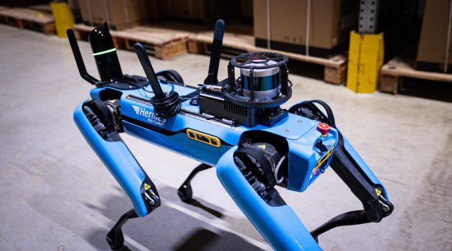 Ein virtuelles Navigationssystem steuert diverse Robotertypen. Foto: Otto