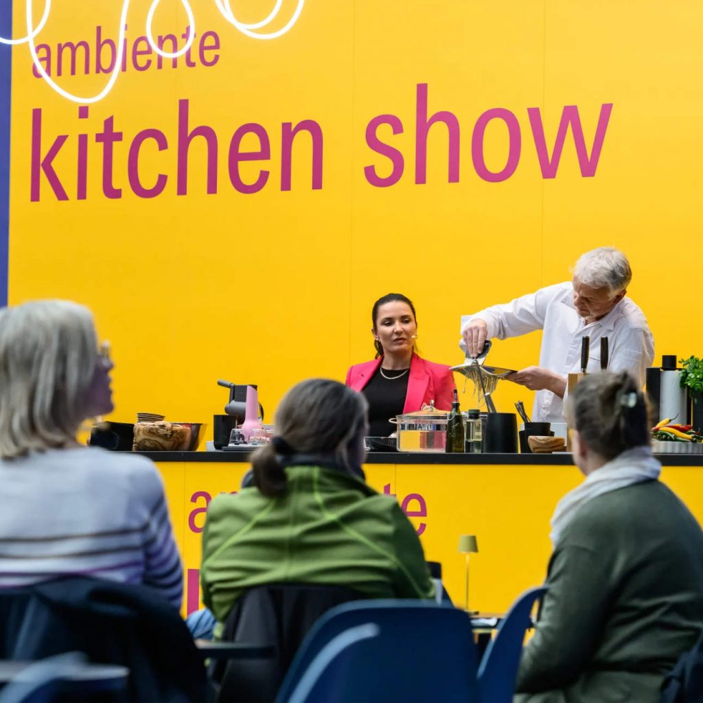 Premier für die kitchen show in der Galeria 1. Foto: Messe fRankfurt/Pietro Sutera