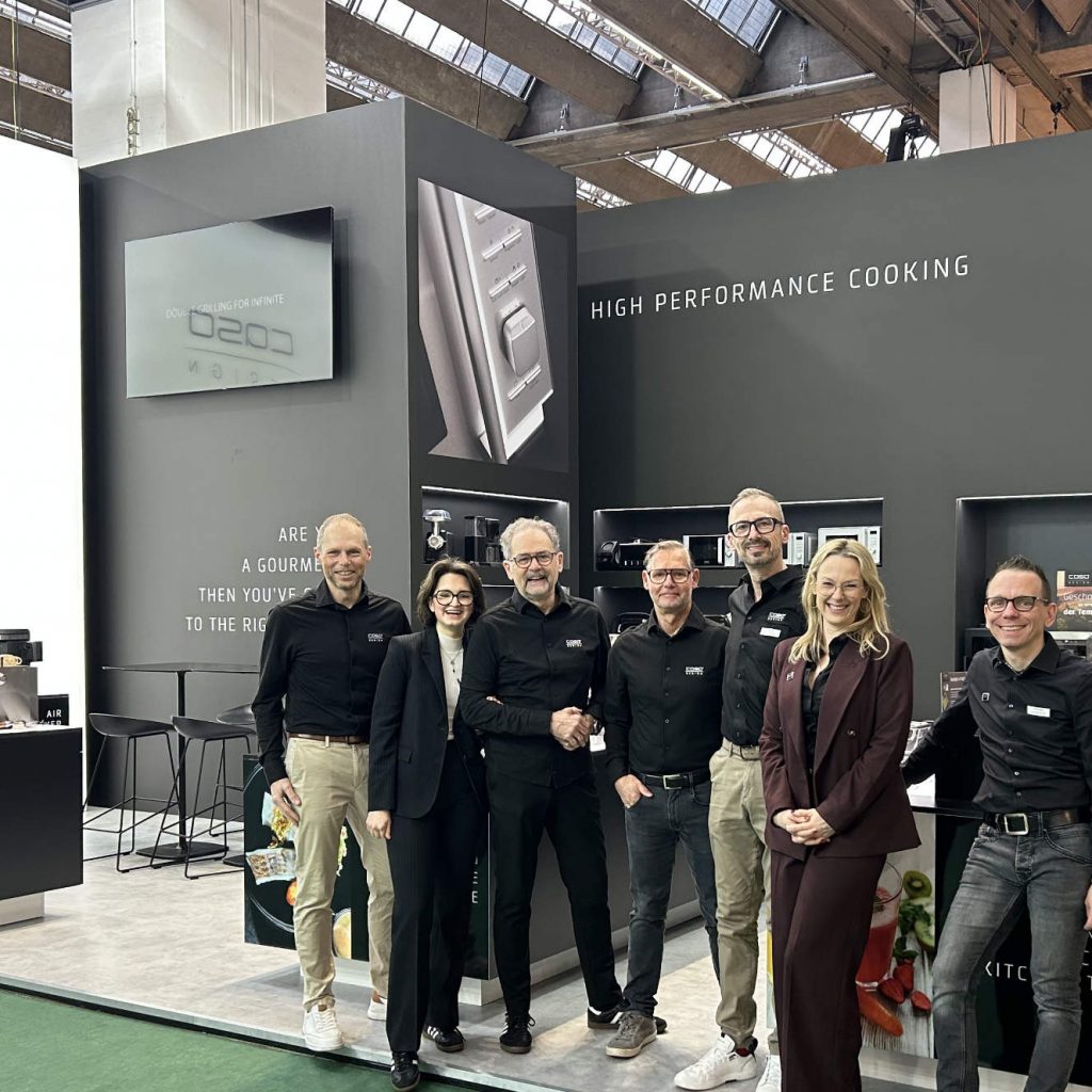 Das Caso-Team freute sich über viel positives Feedback zu den Neuheiten. Foto: Caso