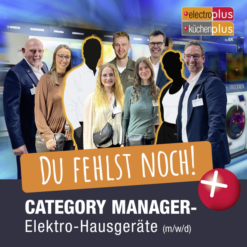 Anzeigenmotiv bei der Suche nach einem neuen Category Manager.