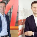Remko Rijnders (l.) übernimmt zum 1. Juli 2026 den Posten des Vorstandsvorsitzenden, Jan Niclas Brandt die neu geschaffene Position des Chief Customer Officer. Fotos: Ceconomy