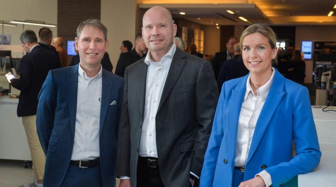 Die drei EP-Vorstände: Matthias Assmann, Patrick van Tent und Greta Ziob (v. l.). Foto: EP